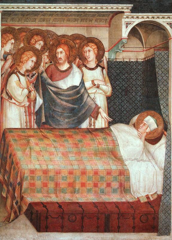Simone Martini The Dream of St.Martin China oil painting art